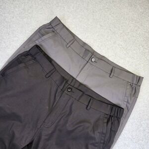 Jack Archer Lot Of 2 Jetsetter Tech Slim Fit Pants Mens 38x28 Charcoal & Black